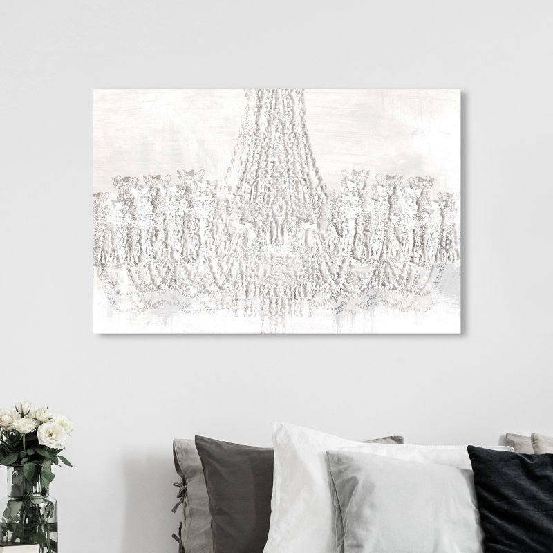 «Decadent Soiree on Chandelier», reproduction d'impression sur toile, H 24 po x l 36 po x P 1,5 po, Toile tendue
