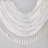 Diamond Sheer Embroidered Waterfall Valance Grey 38X46"-114486886