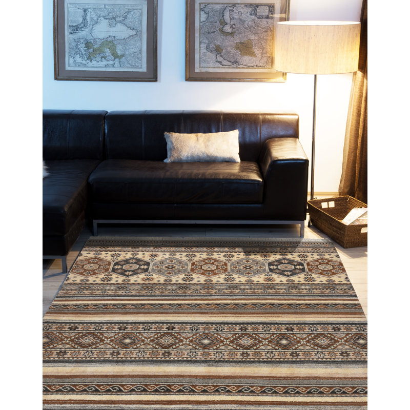 Wool Hand Woven Area Rug, Rectangle 70 x 140cm