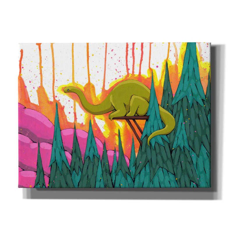 Sur toile, H 12 po x l 16 po x P 0,75 po