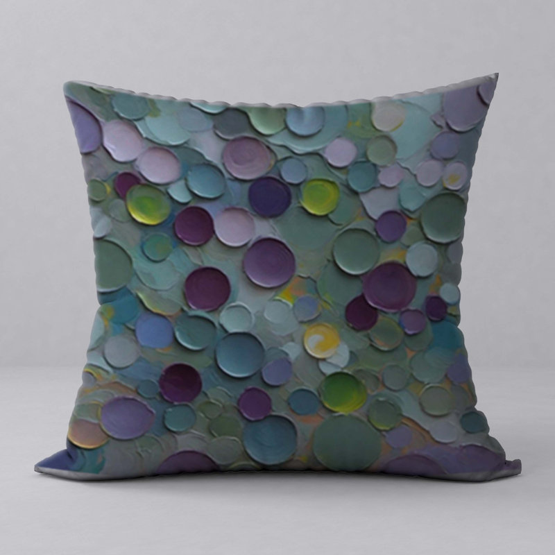 Abstract Reversible Throw Pillow