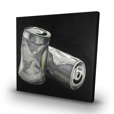 Empty cans - 32"x32" art on canvas