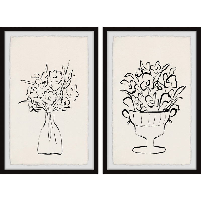 Agneda Freshly Picked by Marmont Hill - 2 Piece Single Picture Frame Painting Set, 30cm H x 20cm W x 3.81cm D