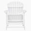 Chaise Adirondack au design rustique, bois d'acacia, lattes pliables et traditionnelles pour un confort extérieur