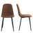 42"L Round Mordern Pedestal Fluted Dining Table Set For 4-6 With 34.5" Dining Chair-1923873669-1923873668