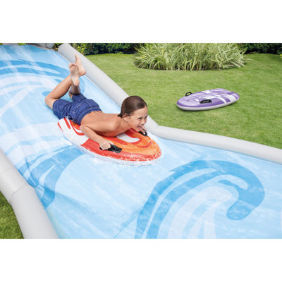 Aire de jeu gonflable pour enfants Intex Surf 'N Slide et piscine pour enfants Dinoland