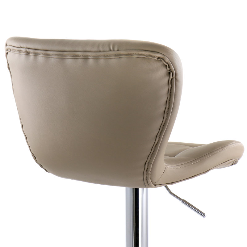 Tabouret de bar à hauteur ajustable Jaxton, Chameau