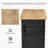 Kitchen Island On Wheels, Rolling Cart With Rubberwood Top, Spice Rack,Towel Rack And Drawers For Dining Room-252041004