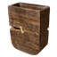 Timber Fracture Planter ~ A bold fusion of modern geometry and aged texture, this large-format 100% reclaimed wood planter pairs a boxy architectural form with handcrafted details. A sculptural statement for contemporary spaces.