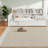 Wooden Twin Floor Bed With Storage, Pine Frame, Rustic White Design For Home