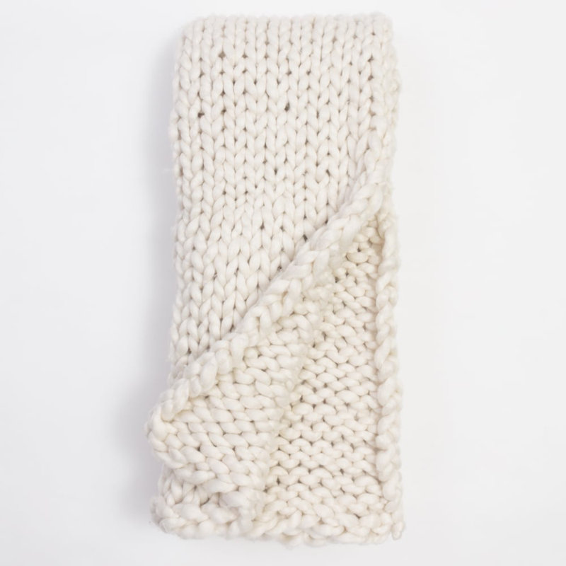 Geri Chunky Knit Throw Blanket