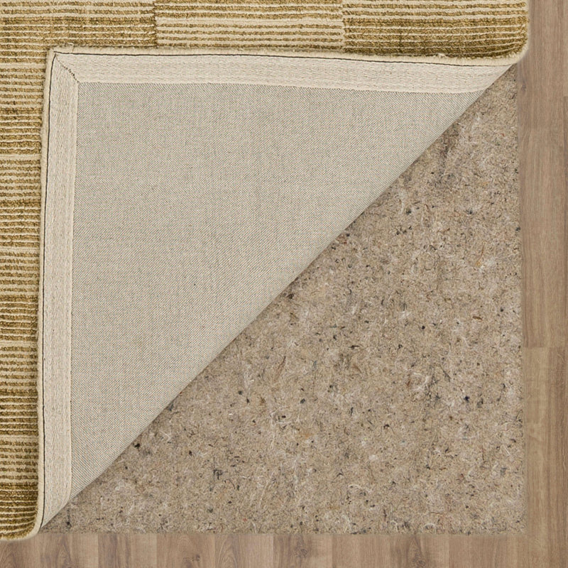 Karastan Rugs Broken Stripe Flint Area Rug, Rectangle 5' x 8', Yellow