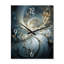 Horloge murale fleurie Fractal-99634048