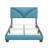 Boyd Sleep Cornerstone Upholstered Faux Leather Platform Bed, Adjustable Height Headboard, Box Spring Required-82004445-82004444
