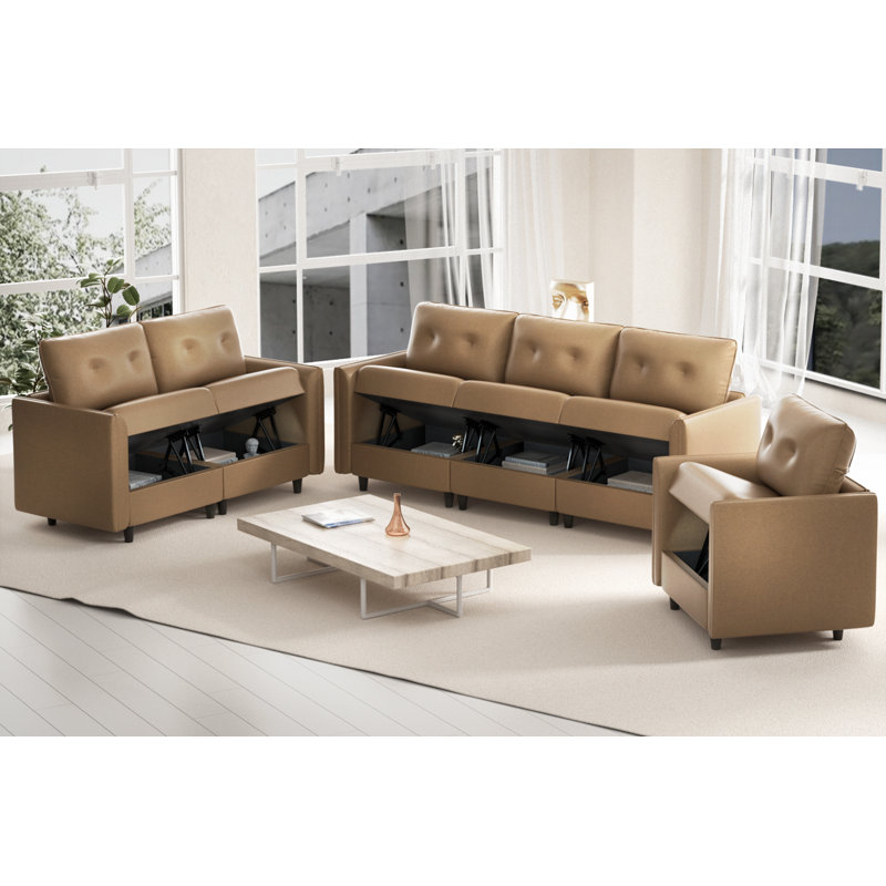 Tomario 3 - Piece Living Room Set