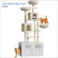 75.6-inch Tall Cat Tree With Litter Box Enclosure 2-in-1 Modern Large Cat Tower For Indoor Cats With Double Condos/scratching Posts/hammock/plush Perches, Cats Hidden Litter Box Furniture, White