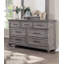 Commode double 7 tiroirs Sameul