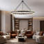 Lustre de roue de chariot avec abat-jour en cristal-2127102441-2143331258