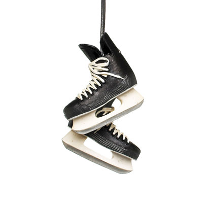 Ornement suspendu à patins de hockey