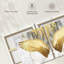 «Decor Elements Dripping Gold Gold Wings on Canvas», reproduction de 2 pièces-93822204