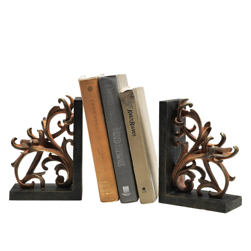 Scroll Bookend Pair