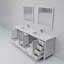 Ensemble de meuble-lavabo double, ensemble de robinet et miroirs 34 po l 84 po x P 22 po Jacques-113025137-66637749