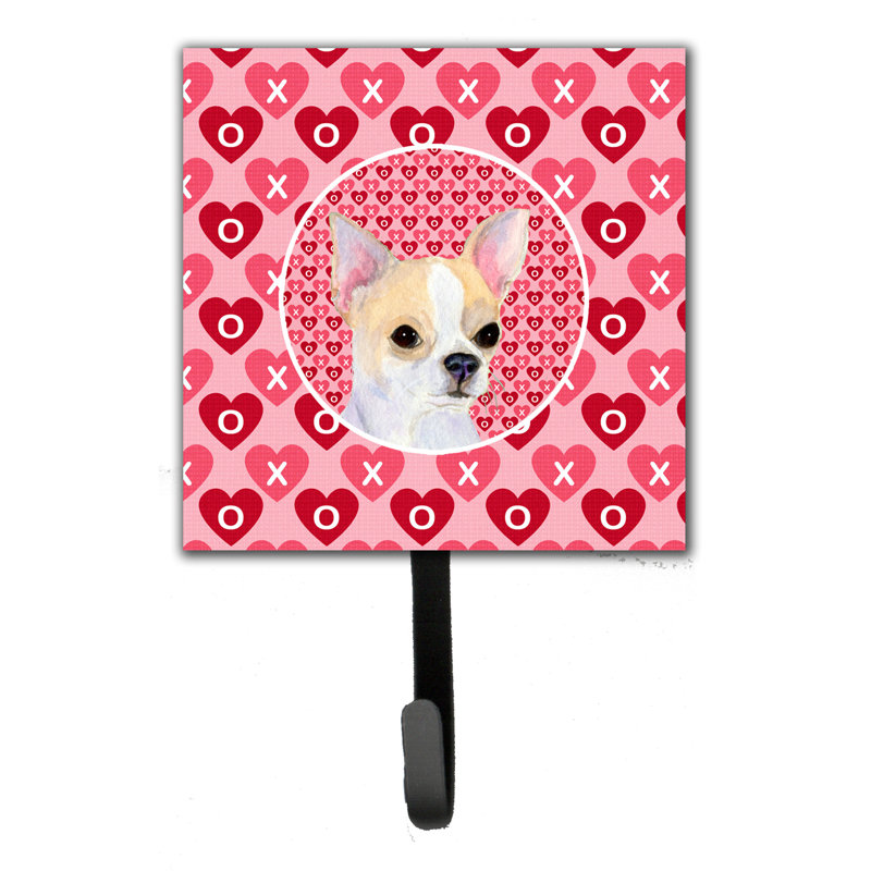 Porte-laisse chihuahua et crochet à clé