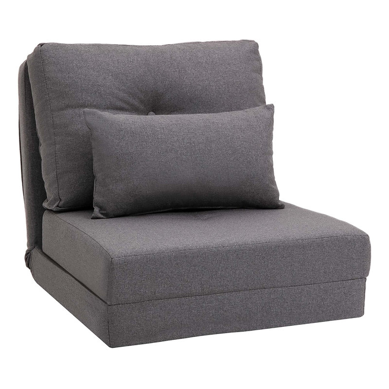 Versatile Folding Sofa with Adjustable Backrest for All Home Styles