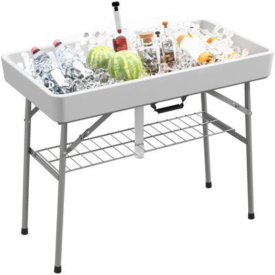 Downham Rectangular Outdoor Folding Picnic Table