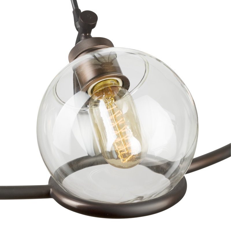Kleist 6 - Light Dimmable Wagon Wheel Chandelier