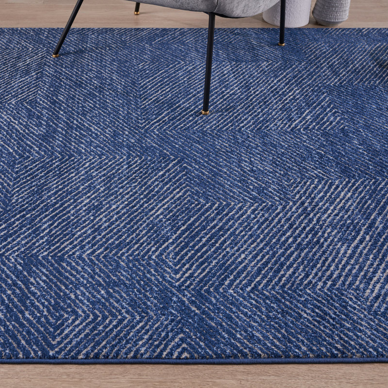 Tapis indigo, Rectangle l 2 pi 3 po x L 4 pi 3 po