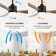 Loritta 52'' 3 - Blade Large Indooor Ceiling Fan With Light Kit and Remote, 3 LED Colours, 6 Speed Noiseless DC Motor, 5'' Downrod, Timer