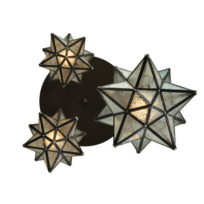 3 - Light Antique Bronze Cluster Pendant
