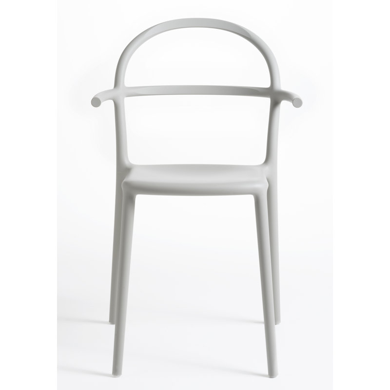 Generic C Arm Chair, Gray