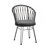 Chair,2pcs With 2 Cushions,Gray