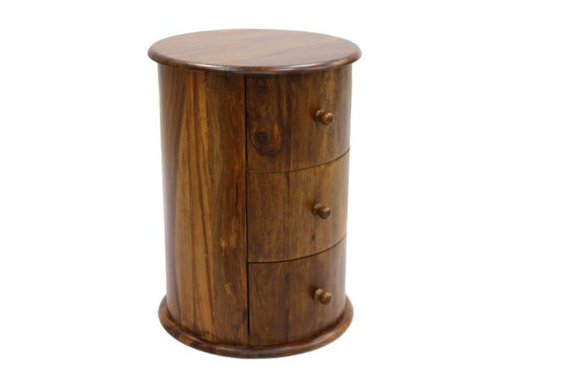 44cm W Solid Wood Bedside Table