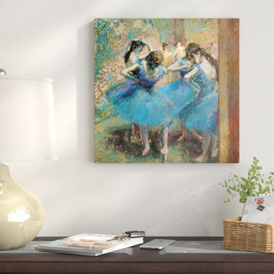 "danseurs en bleu, 1890" par edgar degas, impression sur toile