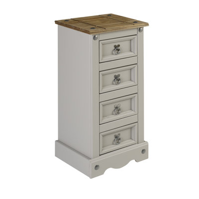 Bridewell 35cm W Solid Wood Bedside Table