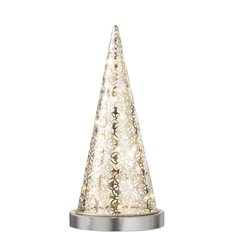 Sorensen Metal Novelty Lamp, Silver
