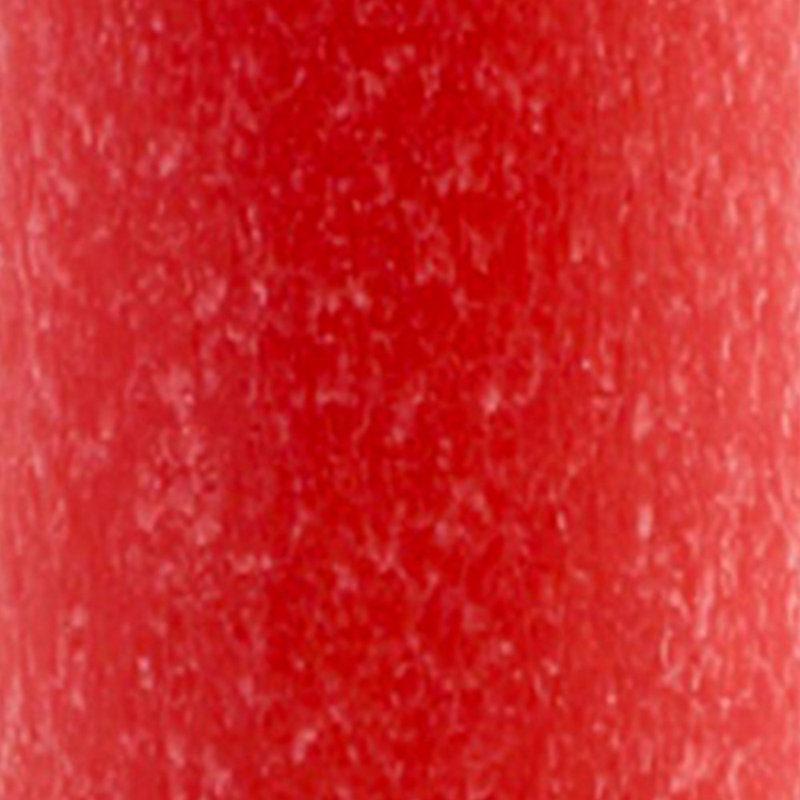 Bougie conique non parfumée, Rouge