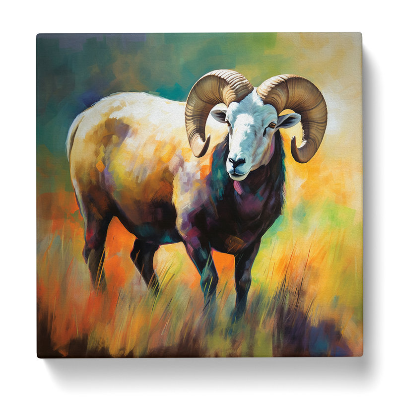 Modern Wall Art - Wrapped Canvas - Framed Print, 50cm H x 50cm W x 3cm D