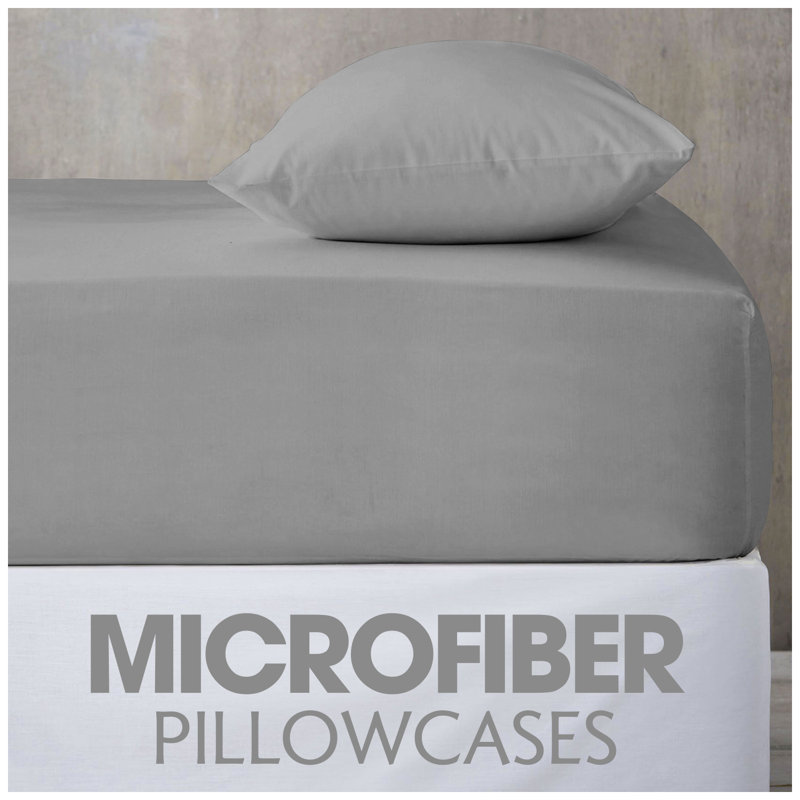Standard Pillow Case, Grey