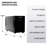 Koolatron 10" 6 Bottle Single Zone Freestanding Countertop Wine Cooler, Thermoelectric Wine Fridge