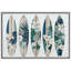Illustration de planche de surf tropicales, chambre à coucher de plage côtière, impression sur toile encadrée-126545592-126545594