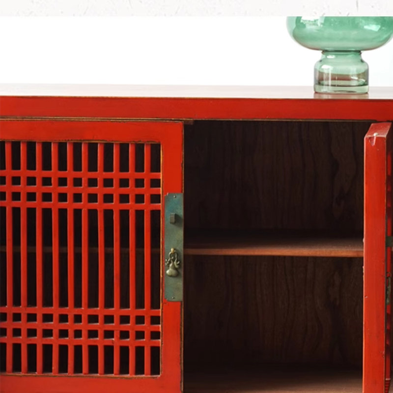 Chinese style storage TV stand