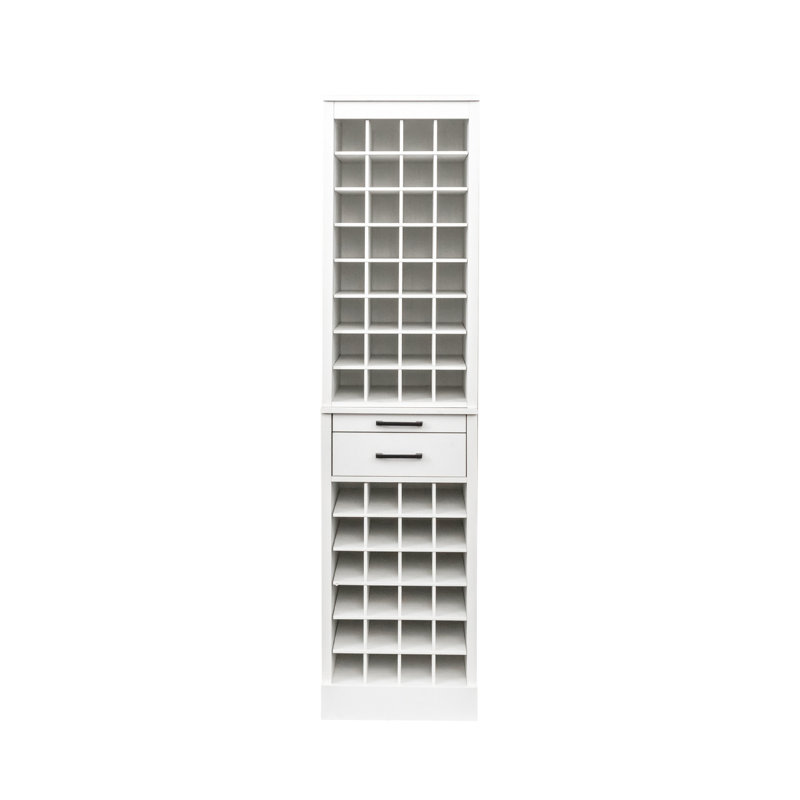 Buffet modulaire brun noyer 24, Blanc