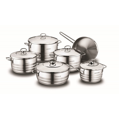 Ensemble de batterie de cuisine 11 pièces Aluminium Korkmaz