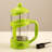 OVENTE French Press Coffee Maker 34 Ounce with Heat Resistant Borosilicate Glass & Stainless Steel 4-Level Filtration System, Portable Cold Brew Coffee Maker for Travel, Camping or Gift, Red FPT34R-14197459-11285100