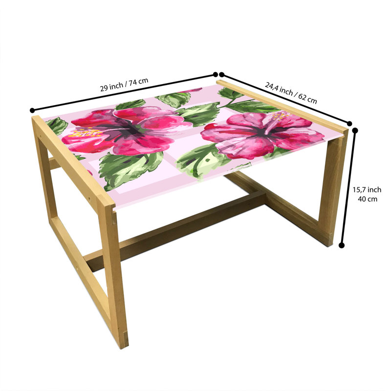Jaimal Trestle Coffee Table, 40cm H x 74cm W x 62cm D