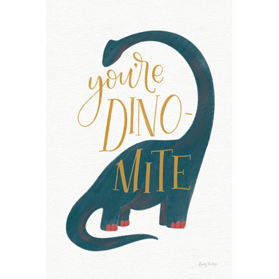 «Jacameron Dinomite On Canvas» par Becky Thorns, reproduction